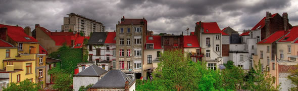Schaarbeek houses, Brussels. Photo: flickr/MorBCN