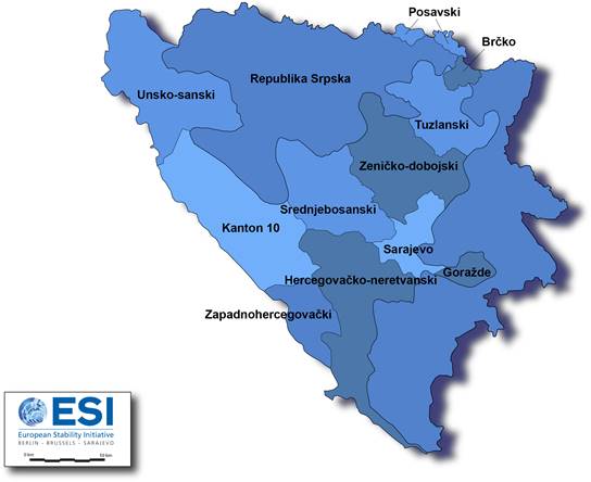 Federalne jedinice Bosne i Hercegovine