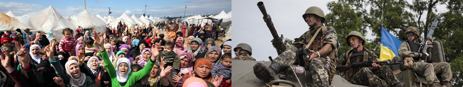 Syrian refugees in Turkey 2014 – War in Ukraine 2014
