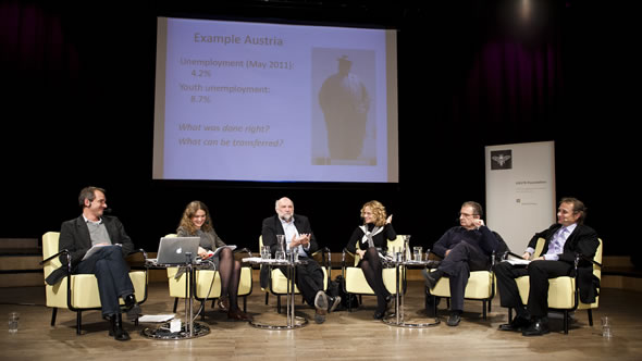 View of the panel. Photo: ERSTE Stiftung