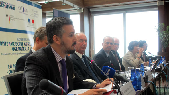 Montenegro's Chief Negotiator Aleksandar Pejovic. Photo: CEDEM