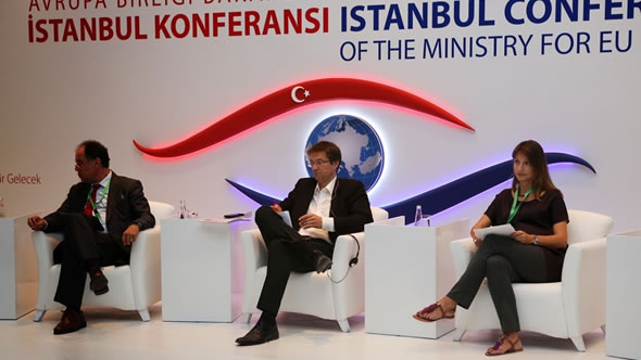 Fuat Keyman, Gerald Knaus, and Nora Fisher Onar. Photo: Turkish Ministry for EU Affairs