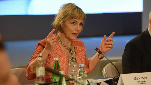 Croatian foreign minister Vesna Pusic. Photo: Croatian MFA