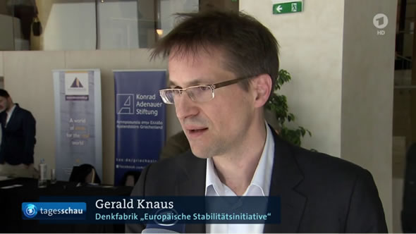 Gerald Knaus on main German news show