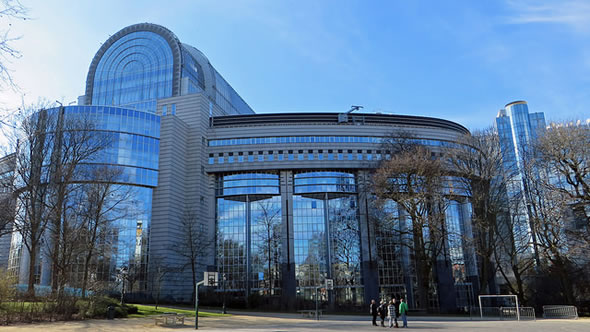 European Parliament, Brussels. Photo: flickr/diamond geezer