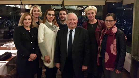 ESI’s Adnan Cerimagic meeting with EPP’s president Joseph Daul in Sarajevo. Photo: EPP