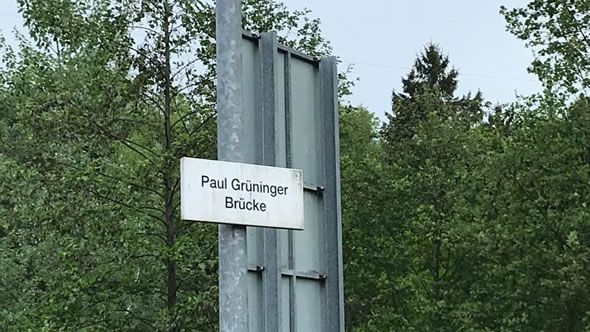 The Rhine bridge between Diepoldsau (Switzerland) and Hohenems in Austria was named after Paul Grüninger in 2012. Photo: ESI