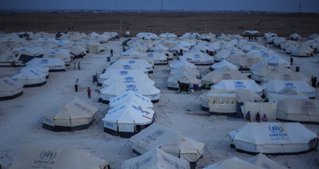 UNHCR refugee camp
