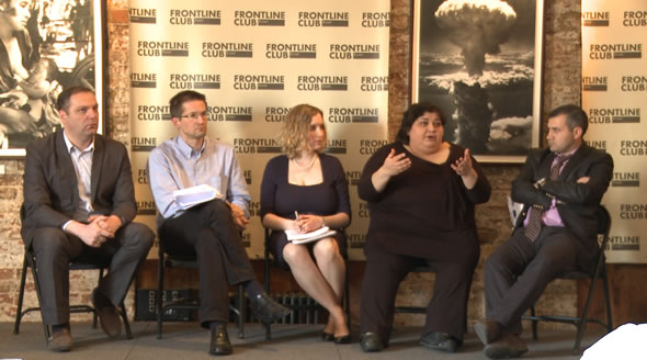 Panel debate on Azerbaijan in London: Giorgi Gogia – Gerald Knaus – Rebecca Vincent – Khadija Ismayilova – Vugar Gojayev