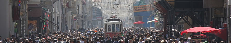 İstiklal Avenue, Istanbul. Photo: Wikimedia Commons/Zumrasha
