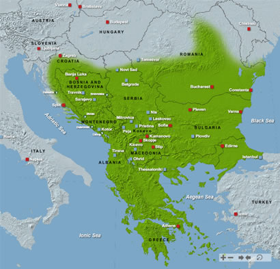 A new map of the Balkans