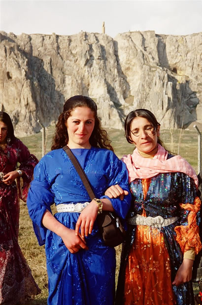 Women of Van dressed in traditional garments for the Nevruz festival