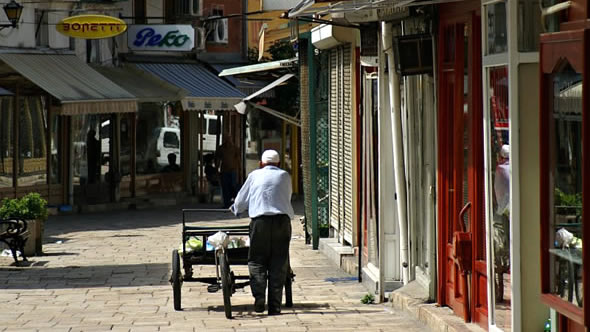 Street in Carsija (Bazaar) of Skopje
