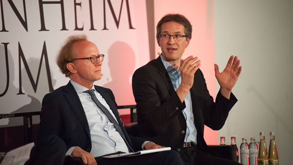 Gerald Knaus (right). Photo: Mannheim Forum