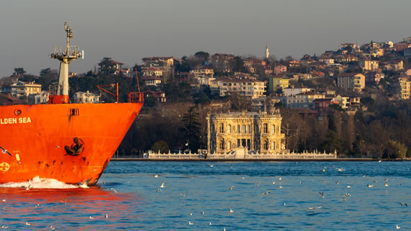 The Küçük Kasrı Palace, a former summer residence of Ottoman sultans on the Bosphorus. Photo: ESI/Kristof Bender