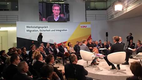 ESI at CDU "workshop debate" on migration policy