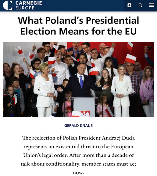 What Poland’s Presidential Election Means for the EU