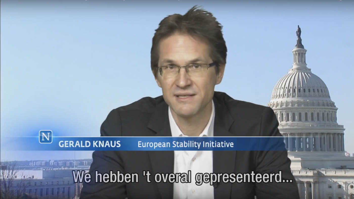 Dutch Newshour interview - Screenshot Gerald Knaus - 28 January 2016