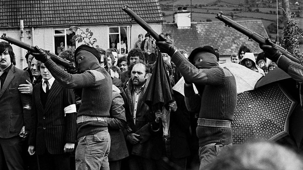 Funeral of Raymond Peter McCreesh, a member of the Provisional IRA (Photo by Chip HIRES/Gamma-Rapho via Getty Images)